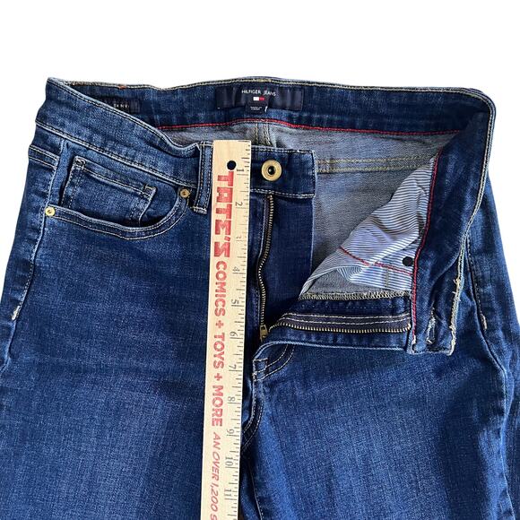 Tommy Hilfiger Tribeca Skinny Jeans Women’s Size 8 Dark Wash Mid Rise Stretch - Picture 3 of 11